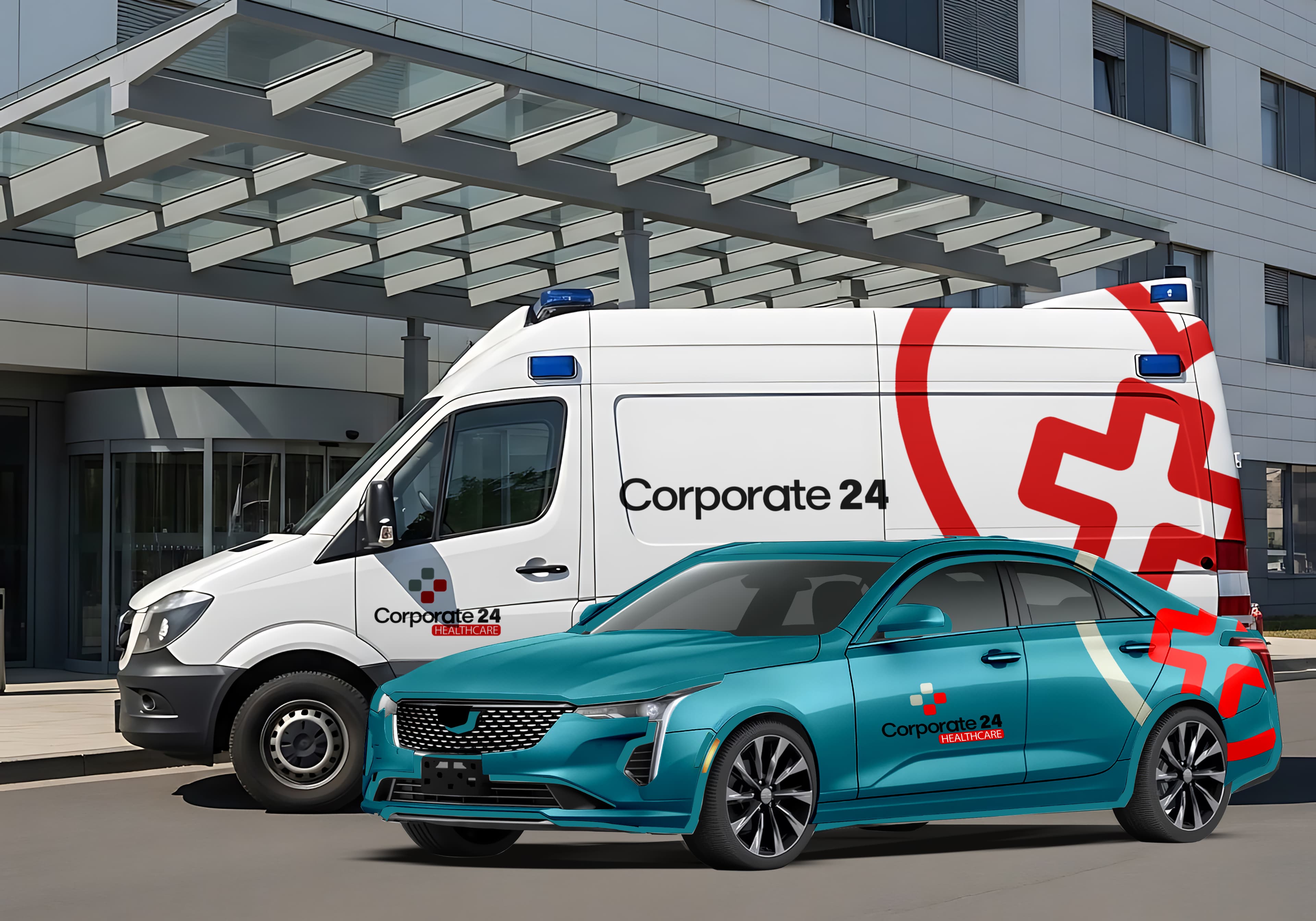 Car branding concept for Cooperate 24